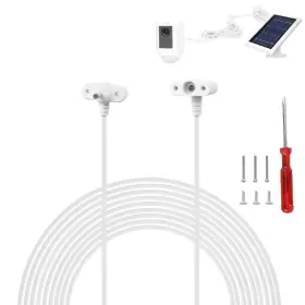 Ri-sp-cable2.5m Okemeeo Ring Solar Panel Extension Cable - Weatherproof Dc Cord For Spotl