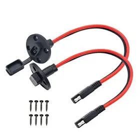 01232 Okmaoyi 10awg 11.8 Inch Sae Power Outlet 2packs Socket Sidewall Port