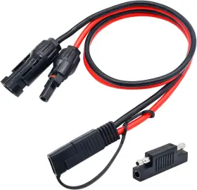 01234 Okmaoyi 10awg Solar Panel Connector Cable Sae To Male And Female Connectors Extensi