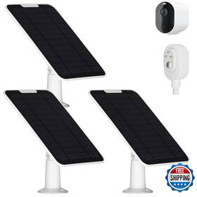 Omiention B0chqrk9kd Upgrade 3 Pack 5w Solar Panel Charging Compatible With Arlo Pro 3/4/5s/ultra/ult