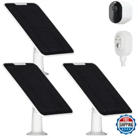 B0chqrk9kd Omiention Upgrade 3 Pack 5w Solar Panel Charging Compatible With Arlo Pro 3/4/5s/ultra/ult