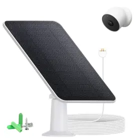 Oppiiwee 581700304046 Solar Panel Charger Compatible With Google Nest Camera Outdoor And Indoor 2nd