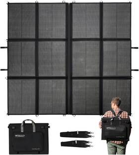 Optisolex Ossb400sp 440w Portable Solar Panel 17.2lbs Foldable Solarbag Splits 2 220w Blank