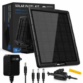 Oripik 784300808671 12v Solar Panel For Trail Camera - 6v Game 5w 6000mah