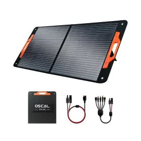 Pm100 Oscal Pm 100w/20v Foldable Solar Panel Ip65 Waterproof Portable