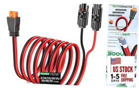 Oudong Sea236 Solar To Xt60i Extension Cable 12awg 50ft Female Male Connector For