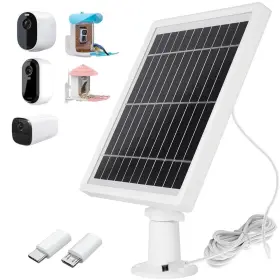D524-12 Ougether Solar Panel Charger Compatible With Arlo Essential Spotlight/xl Spotlight Cam