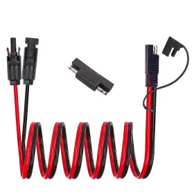 Ouou 746362902575 Sae Connectors Adapter 10awg Solar To Cable With 1pcs