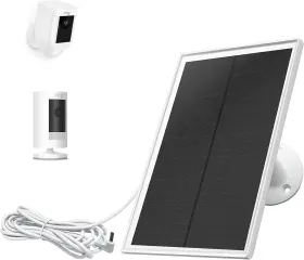 Ououdoit 313097612699 Solar Panel Charger For Ring Camera Compatible With Stick Up Cam Battery