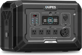5400w Oupes 711181065190 Mega 2 Portable Power Station 2500w Peak Solar Generator