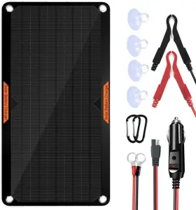 Oymsae 445047064036 10w 12v Solar Panel Car Battery Charger Portable Waterproof Power Trickle