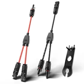 Oymsae 884017489870 Solar Connectors Y Branch Parallel Adapter Cable