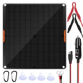 Oymsae 884017496878 20w 12v Solar Panel Car Battery Charger Portable Waterproof Power Trickle Bat