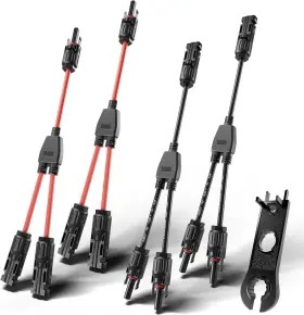 Oy-mc432 Oymsae 2 Pairs Solar Connectors Y Branch M/ff And F/mm 1 Spanner