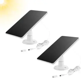 Oyocam 711181061673 2 Pack Solar Panels Compatible With Wyze Battery Cam Pro For Wirel