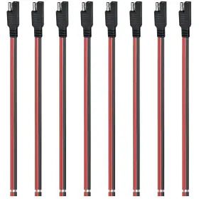 Ov-sae-0562-8p Oyviny 8pcs 12awg Sae Connector Cable 1 Feet 2 Pin Single Plug Quick D