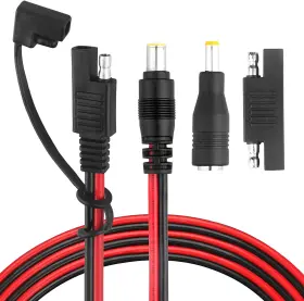Paekq 726084518339 Dc 8mm Male To Sae Connector Adapter 14awg 6ft Cable Wire Compatible With Explor