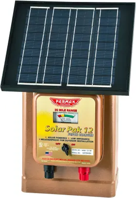 Mag-12-sp Parmak Magnum Solar-pak 12 Low Impedance Volt Battery Operated 30 Mile Range