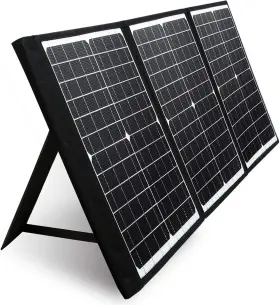 60pro Paxcess 60w 18v Rockman Solar Panel Travel Pack Black 3 -
