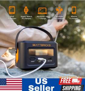 Peak 860013299002 120-watt With 99.2whr Portable Power Station Airline Approved Usb-c 100w