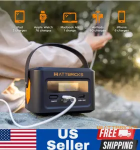 99.2whr Peak 860013299002 120-watt With Portable Power Station Airline Approved Usb-c 100w