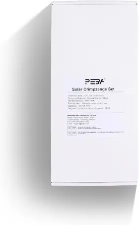 Gf7c-dy Peba Crimping Tool Solar Connector Kit For Panel Pv Cable Crimper