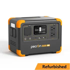 E500lfp Pecron Portable Power Station 576wh 600w Lifepo4 Solar Generator Refurbished