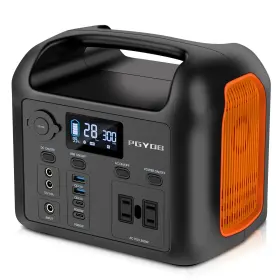 300w Pgyob 797422331927 Portable Power Station 299wh Lifepo4 Backup Battery Pure Sine Wave Ac