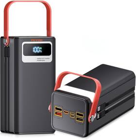 Pgyob P166s Portable Power Station 166wh 22.5w Fast Charging Bank With Built-in Ca