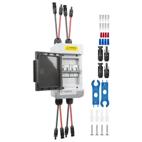 Hvb4pdb-400-25a-2string Pjerjzn Solar Panels Disconnect Switch 25a 400vdc Pv Shut Off Outdoor 2 String