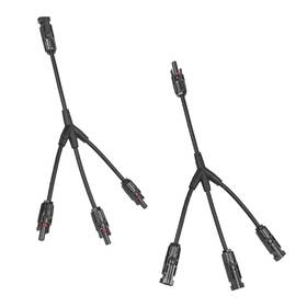 Pjerjzn Mc4by&t Solar Panel Connector 3 To 1 Splitter Way 1000v Y-branch Cable