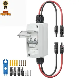 Pdb63ht2-1000-60amp-n Pjerjzn Solar Panel Disconnect Switch 1000v 60a Pv Grey