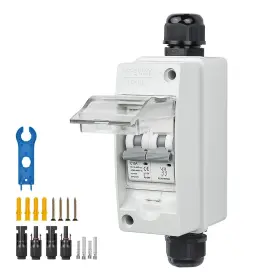 Pdb63ht2-550-60amps Pjerjzn Cordless Solar Panel Disconnect Switch 60a 550v Pv Shut Off Outdoor Dc Miniatur