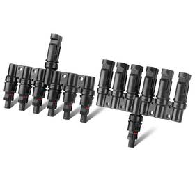 Pjerjzn Pmc4b-6t1-30a Solar Panel Connector 6 To 1 Y Branch Splitter Way 1000v