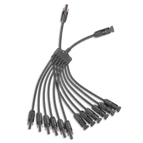 Pmc4b-6y1 Pjerjzn 6 To 1 Solar Panel Connector Splitter 6-way Parallel Adapter Cable Plug
