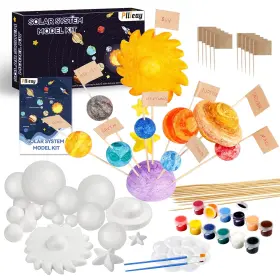 P-003b Pllieay 63pcs Solar System 17.5 Cm W X 28.5 L 6 H 63 Pieces