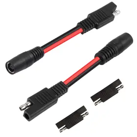 20221012002 Pngknyocn Sae To Dc 8mm Short Cable 10cm 14 Awg Solar Connector Female Conne
