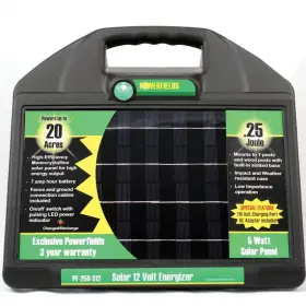 Pf-250-s12 Powerfields 20 Acre Solar Energizer 12v/.25 Joules