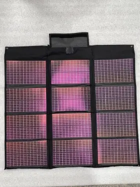 F15-1200 Powerfilm 20 Watt Foldable Solar Panel Mil-spec Black With Cig Socket Adapter