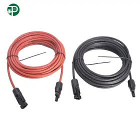 Pf3215168 Powerfit 30 Ft 10 Awg Black Red Solar Panel High Quality Extension Cable Wire Connector