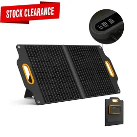 Ac50s Powerness 972911761230 80w Foldable Portable Solar Panel For Bluetti Eb3a Eb70s Power Stations