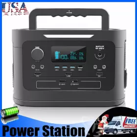 Us-e1000 Powerness 1000w Power Station Emergency Backup 1166wh Portable Solar Generator