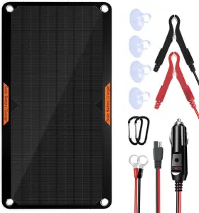 Po-m10w Powiser Oymsae 10w 12v Solar Panel Car Battery Charger Portable Waterproof Power Trickle
