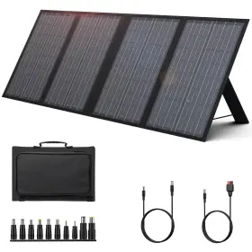 100w Powkey 616985224432 Foldable Solar Panel Charger 60w With 18v Dc Output 11 Connectors For
