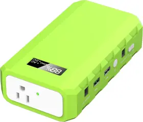 Powkey 764046731761 88wh Portable Power Station 24000mah Camping Generator Green