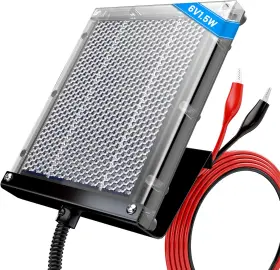 Powoxi 445011837857 6v 1.5w Solar Panel To Recharge Deer Feeder Battery Waterproof Outdoor So