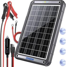 Powoxi 726084146211 12v 15w Solar Car Battery Charger With Mppt For Automotive And Marine