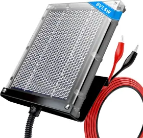 Powoxi 744110336207 6v 1.5w Solar Panel To Recharge Deer Feeder Battery Waterproof Outdoor So