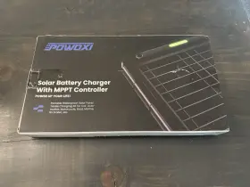 Powoxi 770642473639 New Upgraded Mppt 15w Solar Battery Trickle Charger For 12 Volt Car Rv
