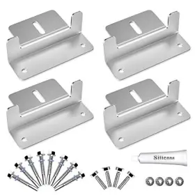 Powoxi 884017559863 Solar Panel Mounting Bracket Aluminum Z Brackets Roof